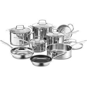 Professional Series Stainless Steel 13-Piece Cookware Set