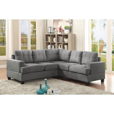 Grey Microfiber Sectionals You'll Love 