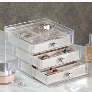 3 Drawer Slim Jewelry Box