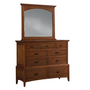 Curved Front Dresser Wayfair Benita Rectangular Dresser Mirror
