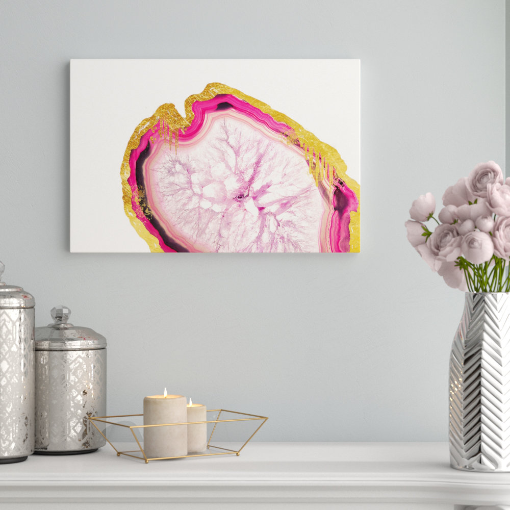 Willa Arlo Interiors Deliquesce Blush Graphic Art On Wred Willa Arlo Interiors Deliquesce Blush Graphic Art On Wred Canvas Wayfair