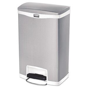 Slim Jimu00ae Container 13 Gallon Step On Trash Can