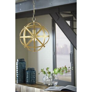 Alonzo 1-Light Globe Pendant