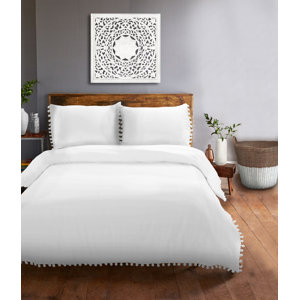Darryl 100% Cotton 3 Piece Duvet Cover Set