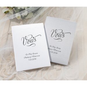 Satin Vows Book (Set of 2)