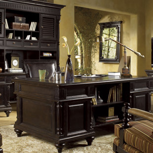 Tommy Bahama Home Desks You Ll Love Wayfair Kingstown Admiralty Solid Wood Executive Desk By Tommy Bahama Home