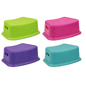 Step Stool with Rubber Top by Home Basics