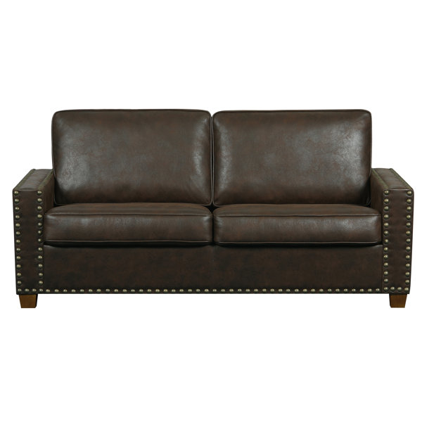Rustic Cowhide Couch Wayfair