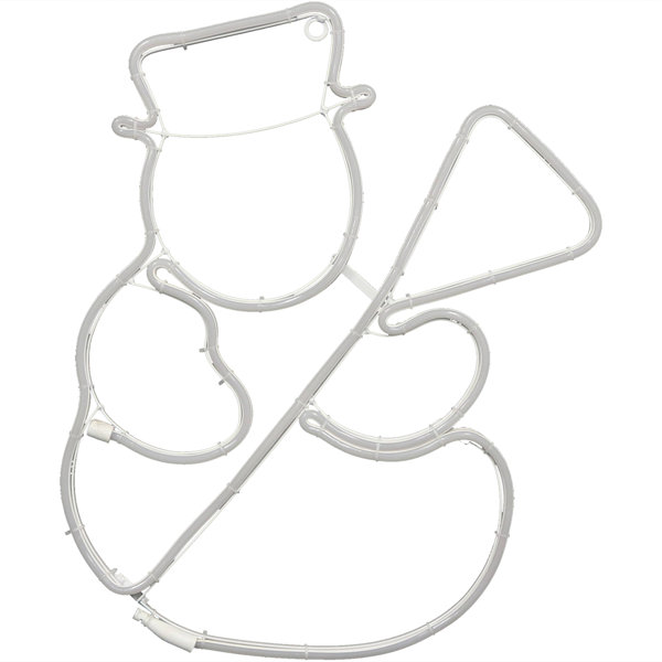 Outdoor Christmas Snowman Led Lighted Display