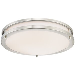 1-Light Dimmable LED Flush Mount