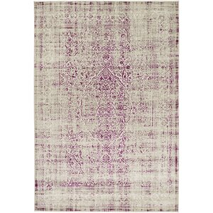 Anil Light Gray/Purple Area Rug