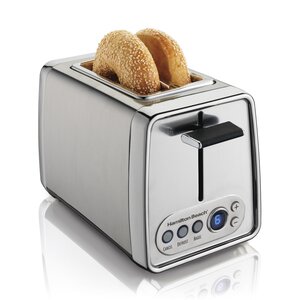 2 Slice Modern Chrome Toaster