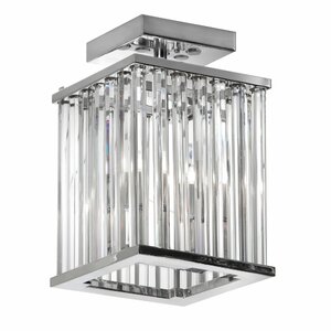 Dru Contemporary 2-Light Semi Flush Mount