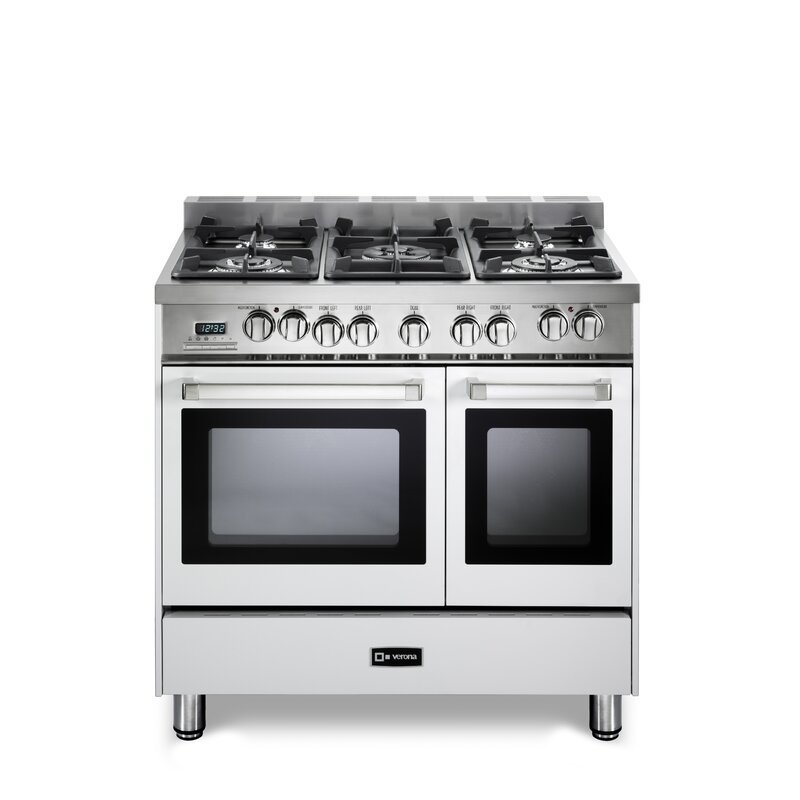 Verona 36" Free-standing Dual Fuel Range & Reviews | Wayfair