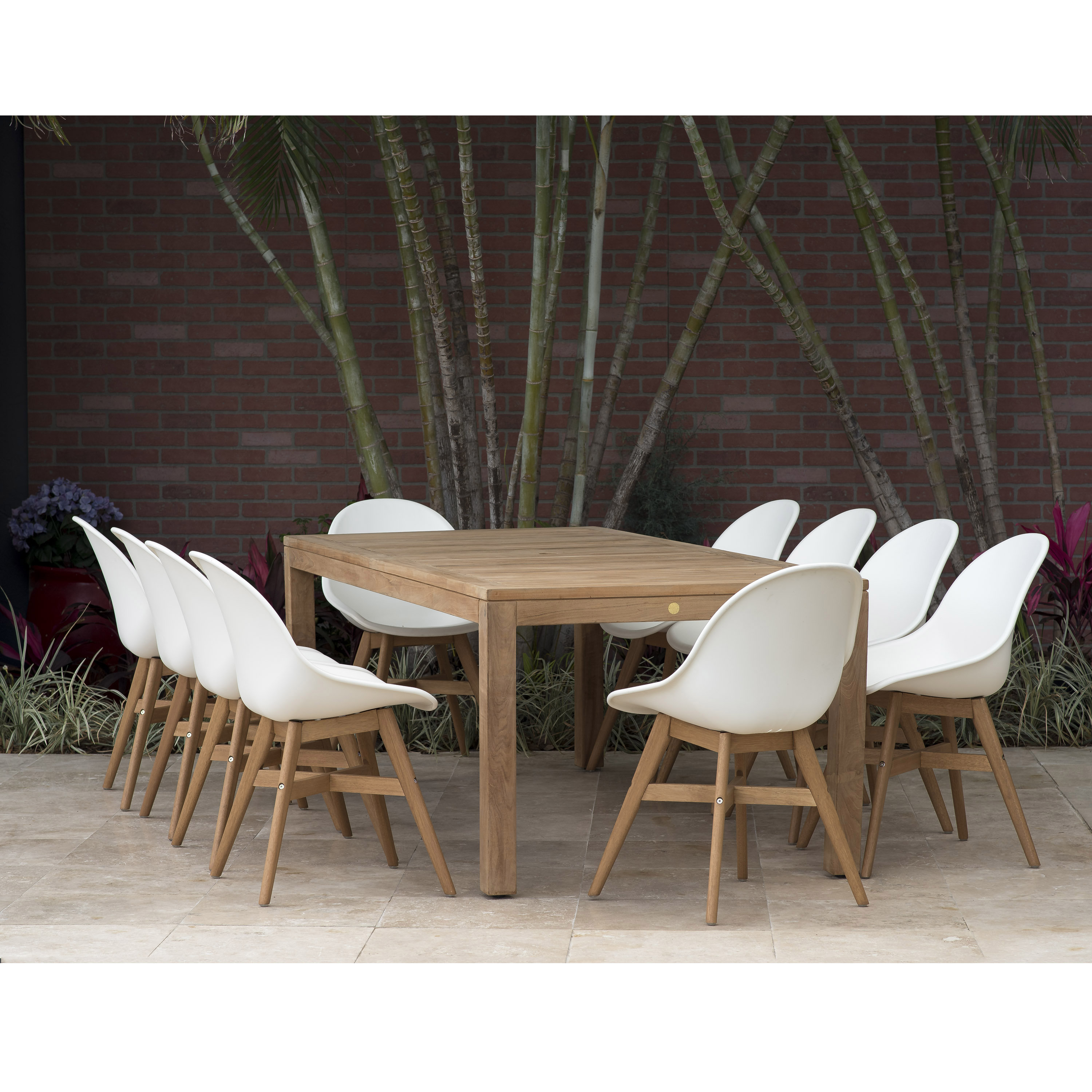 Watch Brayden Studio Branco Extendable 11 Piece Dining set BYST3943 video Watch Brayden Studio Branco Extendable 11 Piece Dining set BYST3943 video