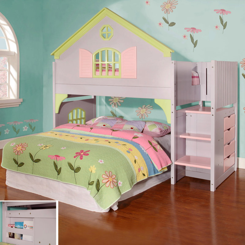 Discovery World Furniture Dollhouse Twin Over Twin Bunk Bed Discovery World Furniture Dollhouse Twin Over Twin Bunk Bed