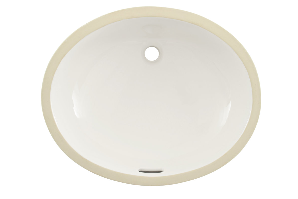 Toto Reliance Commercial Ceramic Oval Undermount Bathroom Sink with