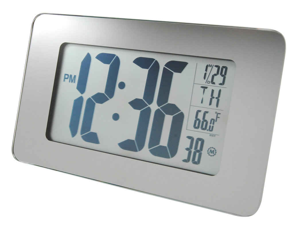 Marathon Watch Company Atomic SelfSetting/Adjusting Wall Clock w