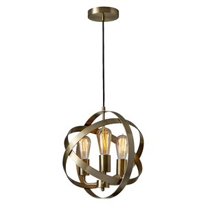 Ryann 3-Light Geometric Pendant