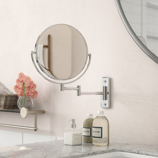 Makeup Shaving Mirrors You Ll Love Wayfair Elkins Round Wall Mounted Bath Boutique Mirror