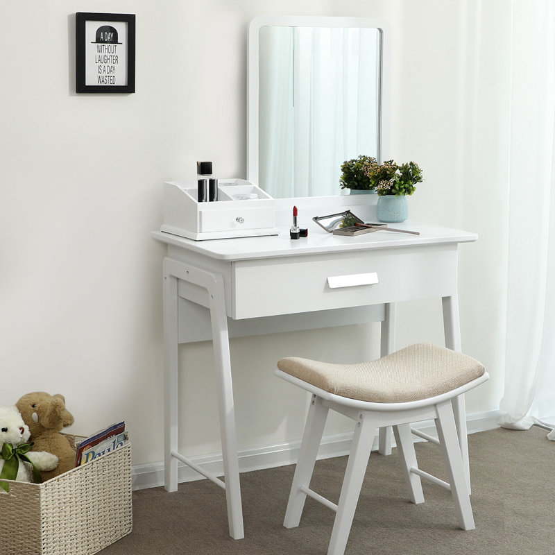 Andrei Make Up Dressing Table Set With Mirror