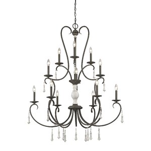 Buy Pollitt 12-Light Candle-Style Chandelier!