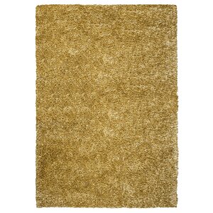 Hand-Tufted Gold/Yellow Area Rug