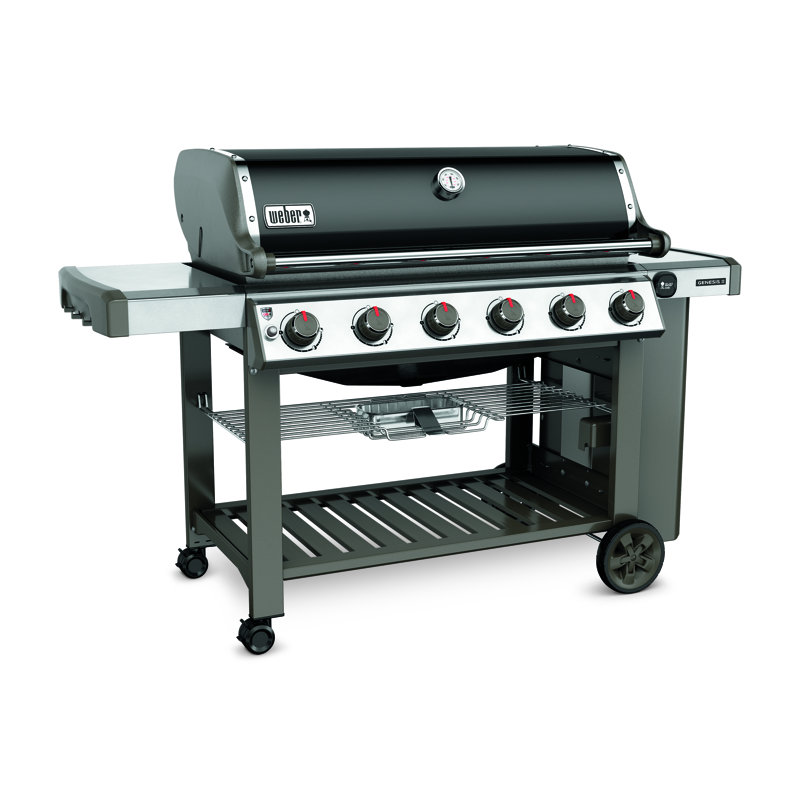Weber Genesis Ii E 610 6 Burner Propane Gas Grill With Side Shelves Genesis Ii E 610 6 Burner Propane Gas Grill With Side Shelves