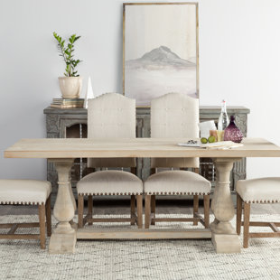 Farmhouse Dining Tables Birch Lane Nymphea Dining Table