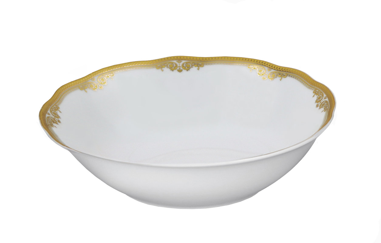 Lorren Home Trends Catherine 57 Piece Dinnerware Set, Service for 8