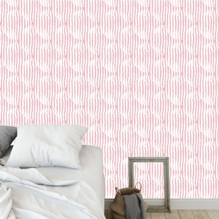 Pink L And Stick Wallpaper You Ll Love Wayfair Quickview