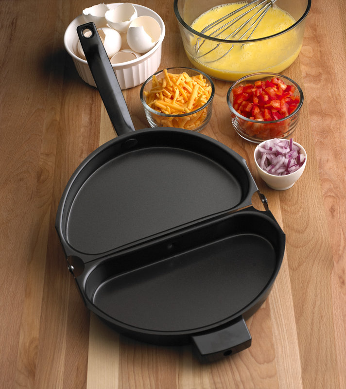 Fox Run Brands 8" NonStick Omelette Pan with Lid & Reviews Wayfair