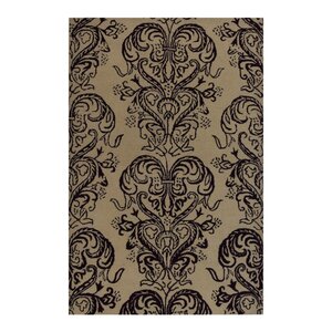 Hand-Tufted Beige/Brown Area Rug