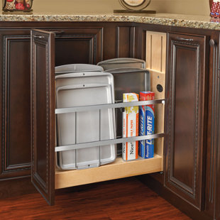 Cabinet Tray Divider Wayfair Tray Divider Foil And Wrap Soft Close Organizer