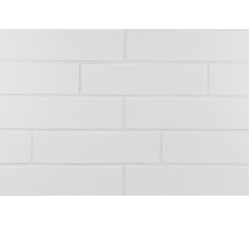 Mulia Tile Hills Wavy Edge 3 X 12 Ceramic Subway In Glossy Hills Wavy Edge 3 X 12 Ceramic Subway Tile In Glossy White