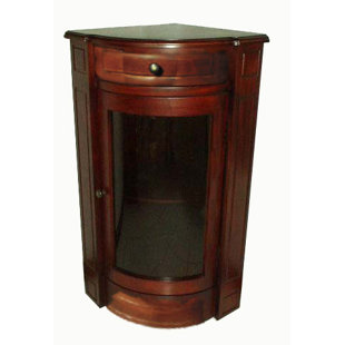 Corner Cabinets Chests You Ll Love Wayfair Corner Gl 1 Drawer Accent Chest Set Of 2