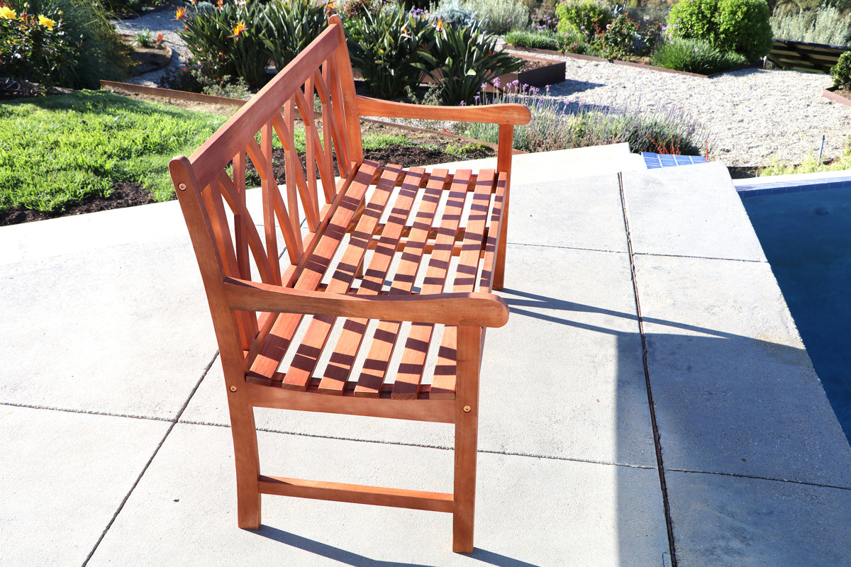 Monterry Ecofriendly Outdoor Hardwood Garden Bench & Reviews Birch Lane