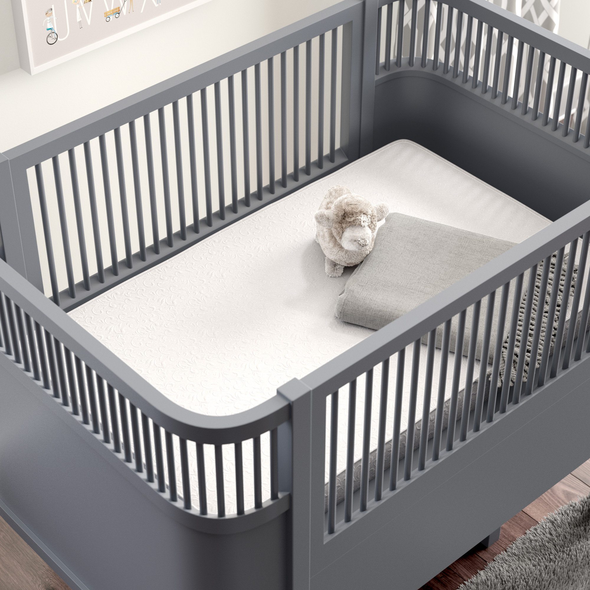 simmons tencel crib mattress