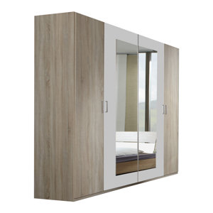 Drehtürenschrank Alina, 210 cm H x 225 cm B x 5..