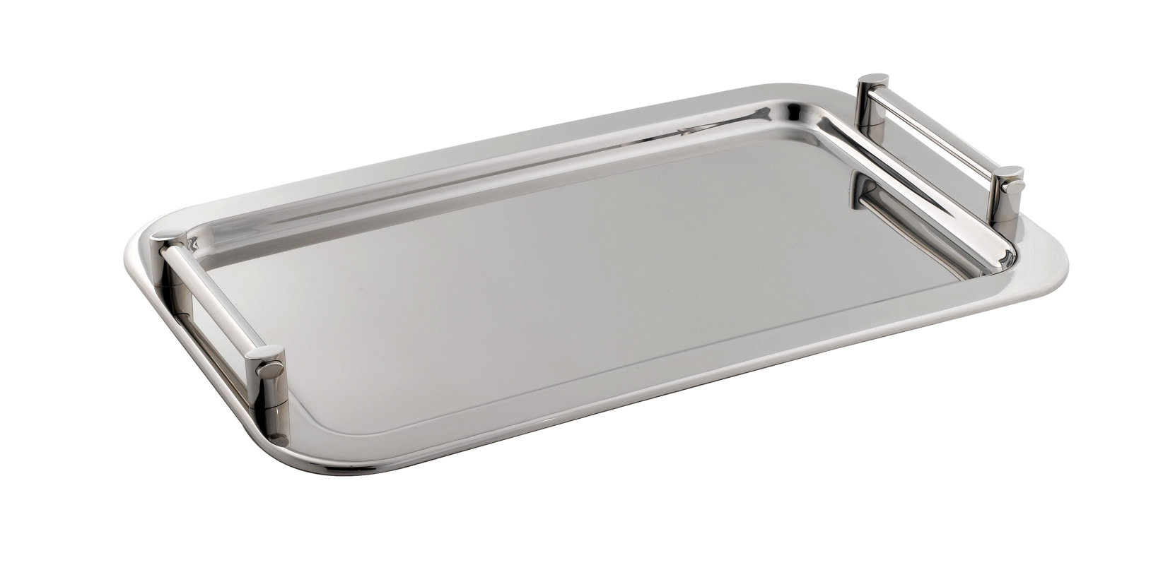SMART Buffet Ware Rectangular Small Stackable Serving Tray with Handles