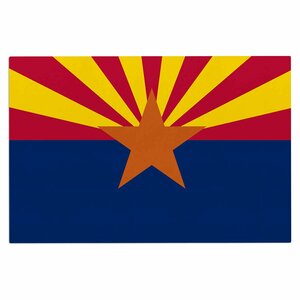Bruce Stanfield Flag of Arizona Doormat
