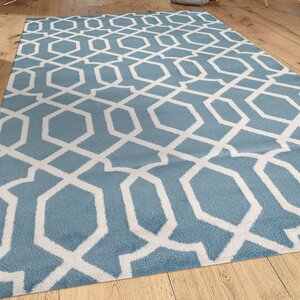 Shields Blue Area Rug