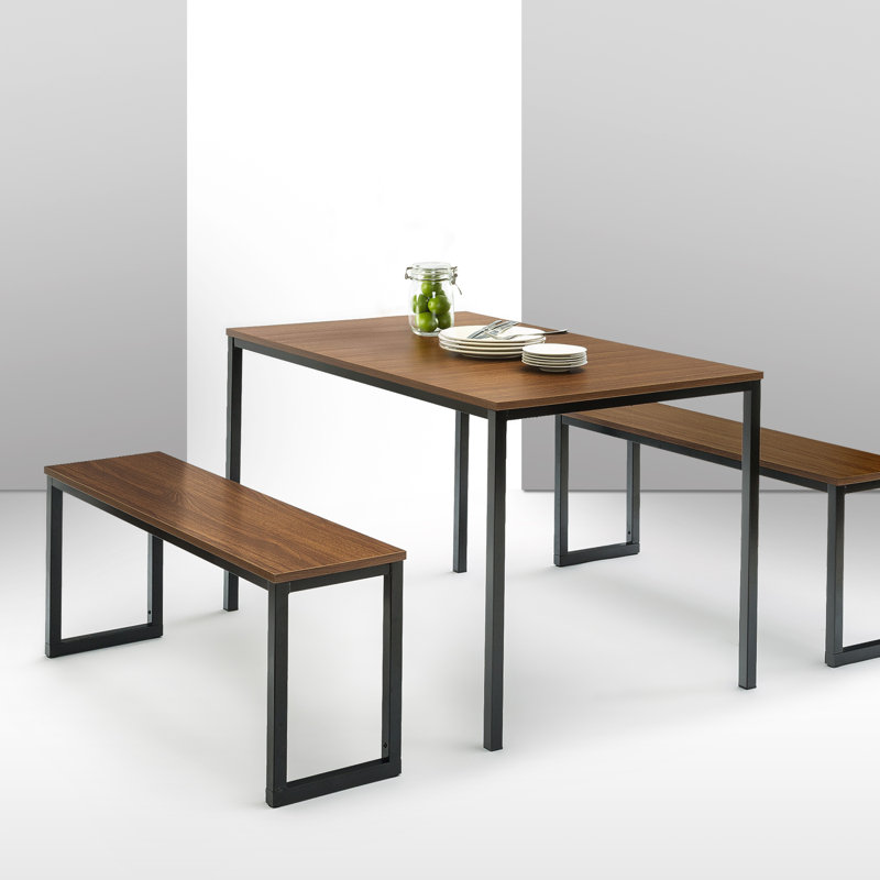 Walser 3 Piece Dining Table Set & Reviews | AllModern Walser 3 Piece Dining Table Set & Reviews | AllModern