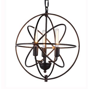 Hamby 3-Light Globe Pendant