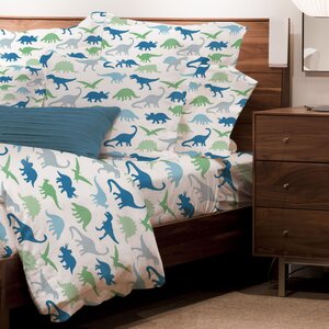 Mario Dinosaurs 3 Piece Microfiber Sheet Set