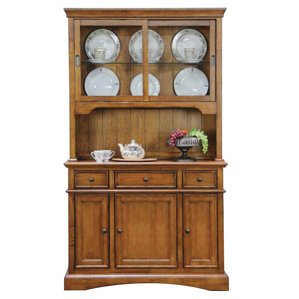Lebanon Lighted China Cabinet by Alcott Hill