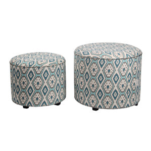 2 Piece Round Ottoman by Privilege