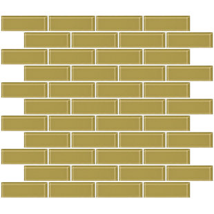 Olive Green Tile Wayfair 1 X 3 Gl Subway Tile In Glossy Light Olive Green