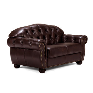 Sofa Chesterfield aus Echtleder von Massivum