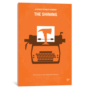 'The Shining Minimal Movie Poster' Vintage Advertisement on Wrapped Canvas